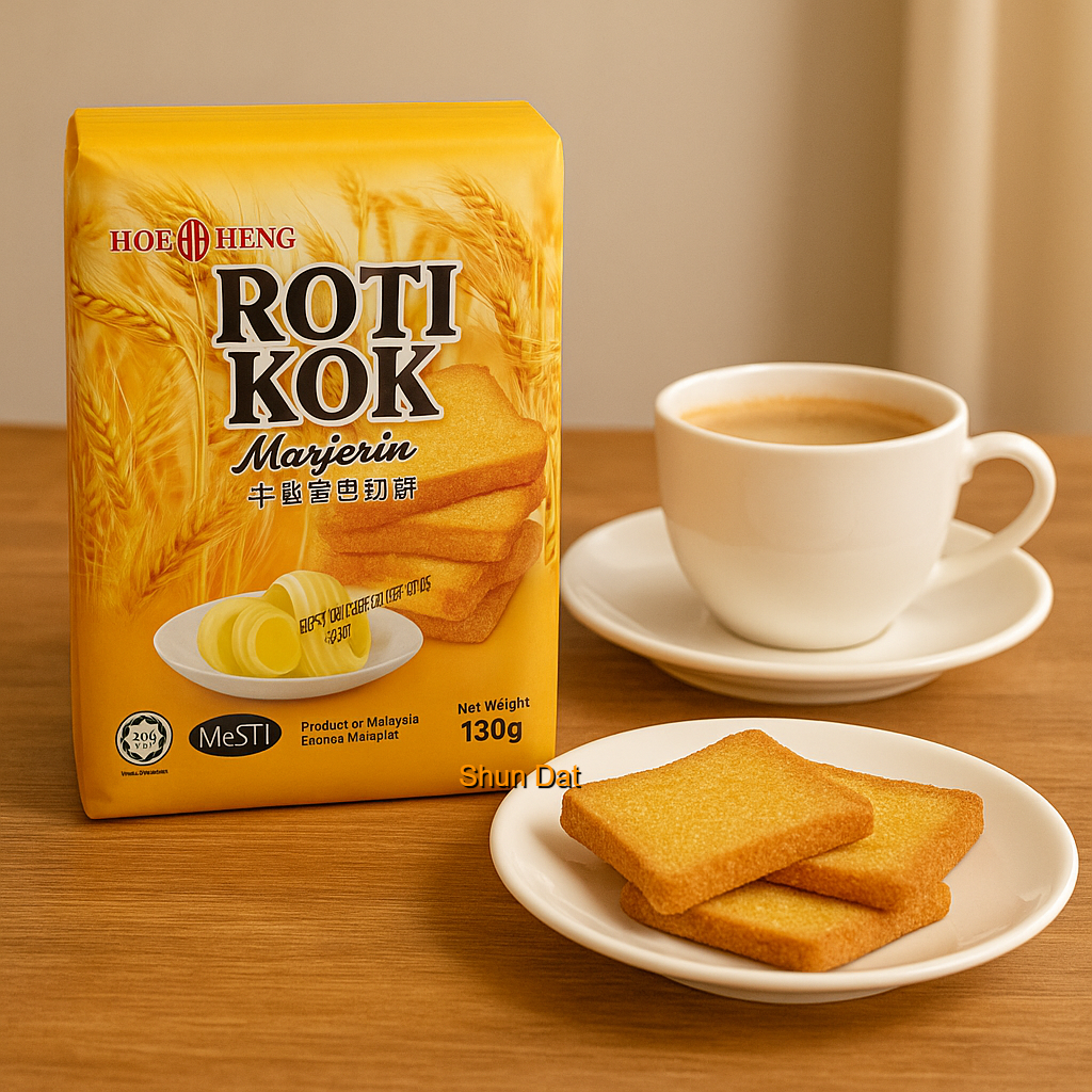 Hoe Heng Roti Kok Marjerin 130g β Traditional Nanyang Kopitiam Biscuit Snack | Product of Malaysia