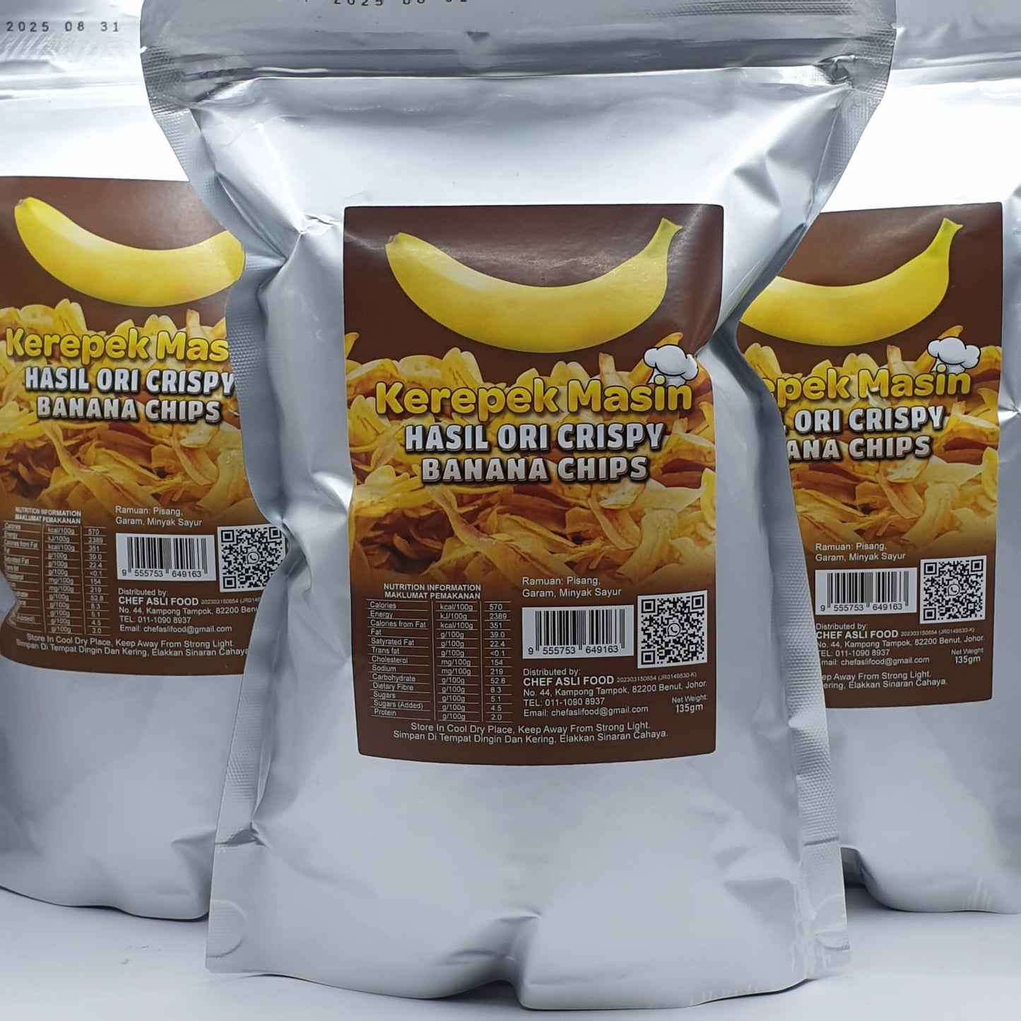 Banana Chips Hasil Ori Crispy / Banana Chonky Chips / WOH Banana Chips