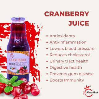 Cranberry Juice (PomeFresh Pure Organic Cranberry Juice)