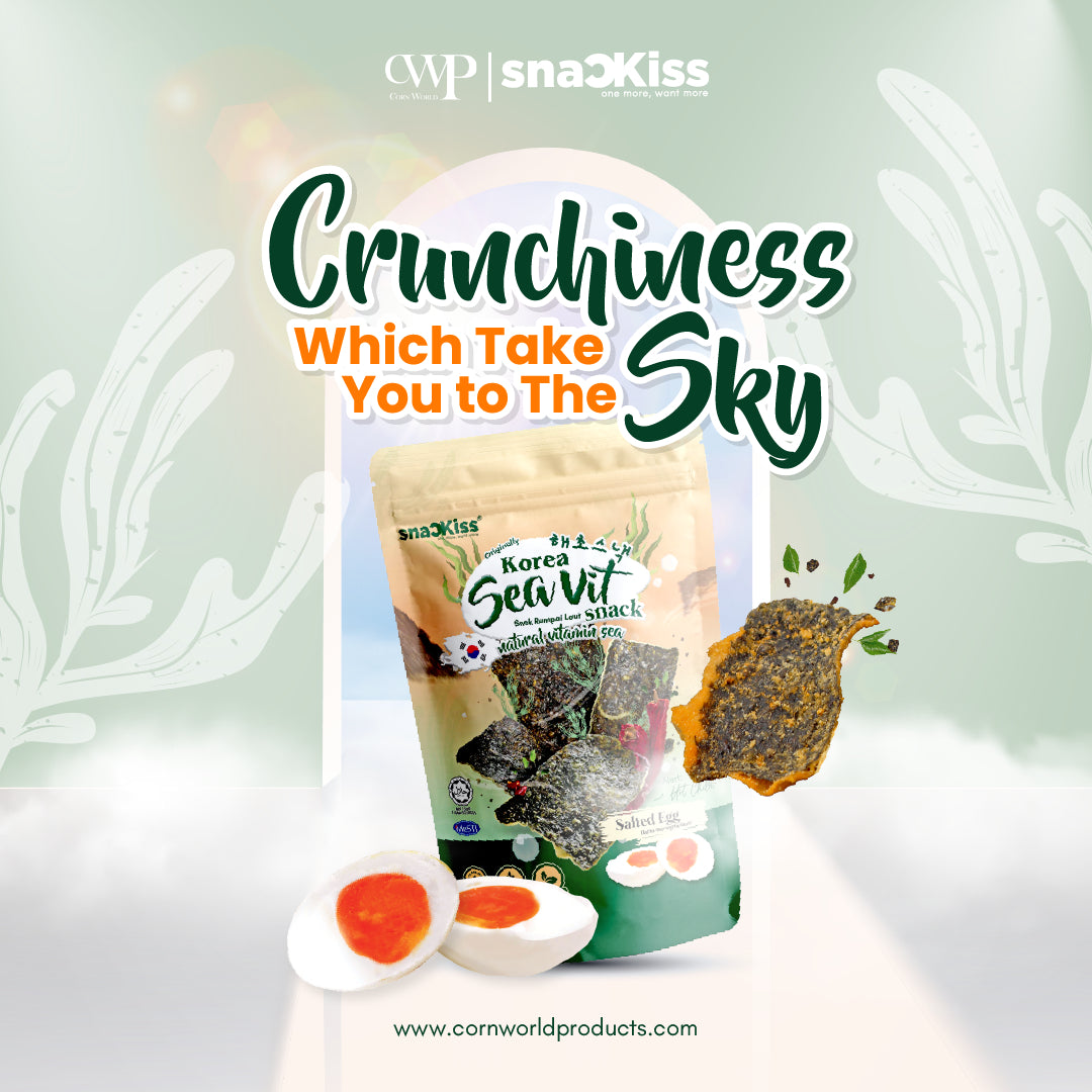 Seaweed Salted Egg Cracker Chips and Products