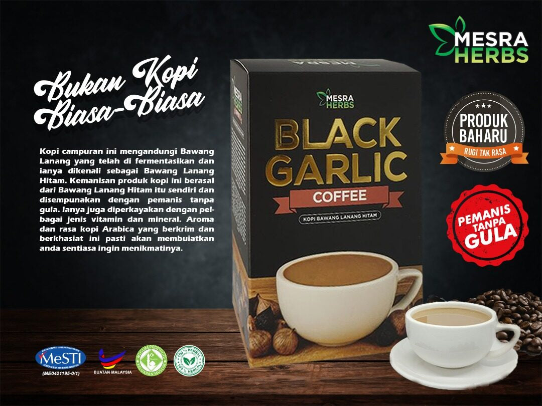 Black Garlic White Coffee (Mesra Herbs)