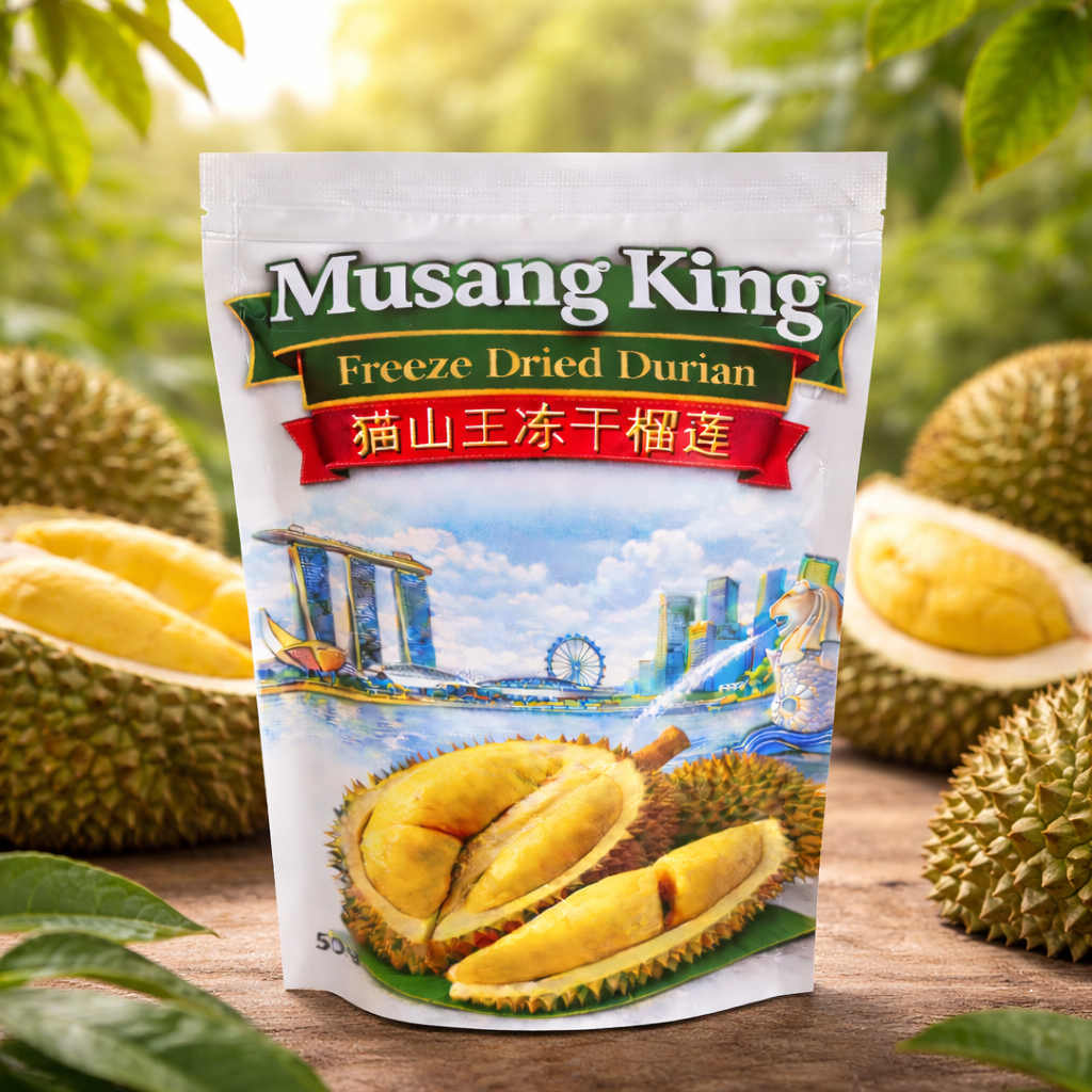 Freeze Dried Musang King Durian (Singapore Tourist Edition)