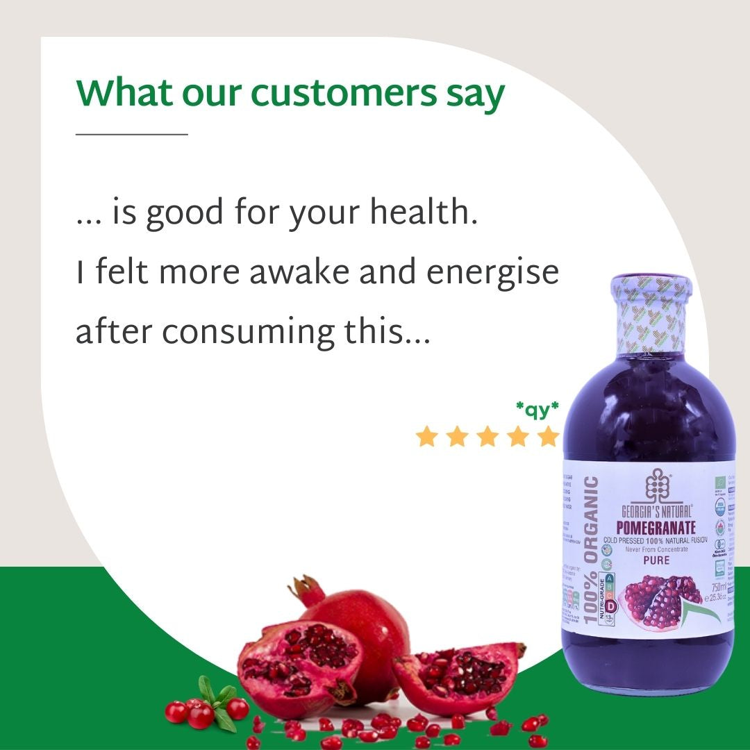 Georgia's Natural Pure Pomegranate Juice 750mL