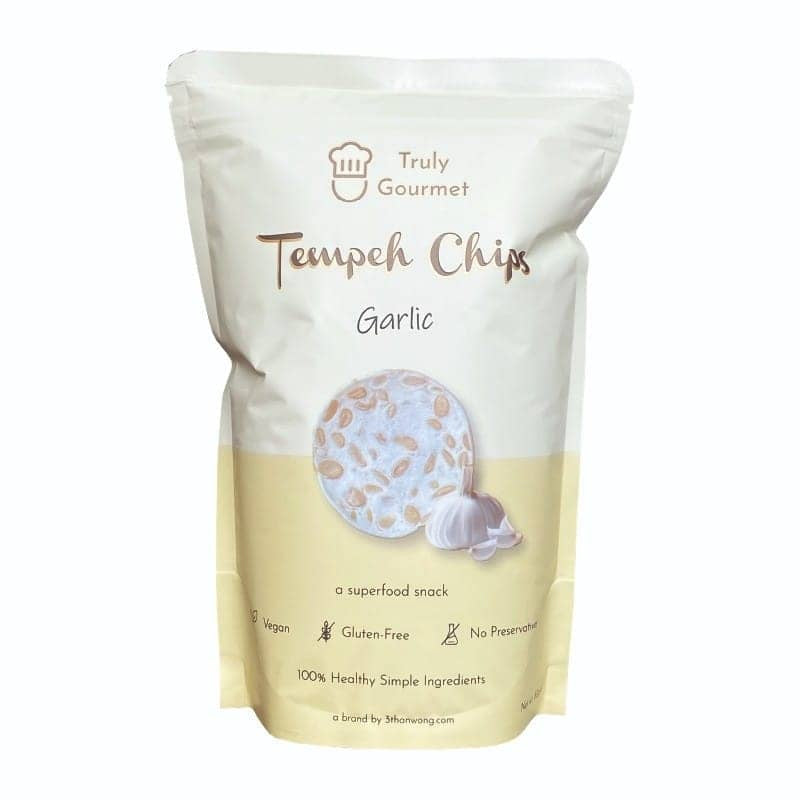Truly Gourmet Natural Tempeh Chips (Black Pepper/Garlic/Sea Salted Flavour)