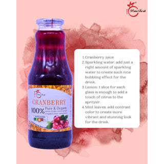 Cranberry Juice (PomeFresh Pure Organic Cranberry Juice)