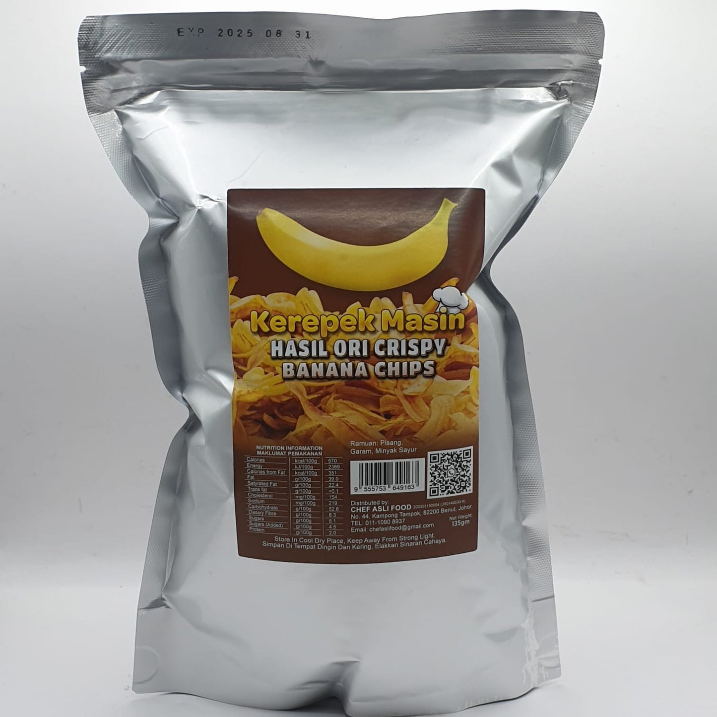 Banana Chips Hasil Ori Crispy / Banana Chonky Chips / WOH Banana Chips