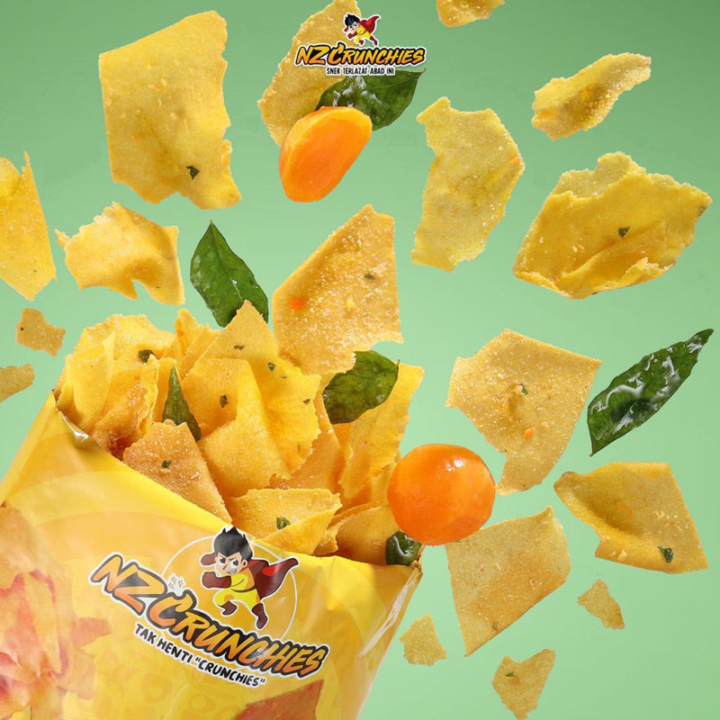 NZ Crunchies Snacks Popiah Cracker (Golden Salted Egg/Cheese Primo)