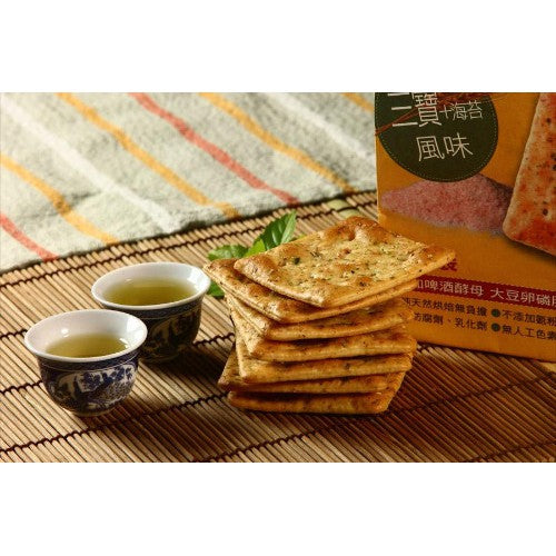 Wheat & Seaweed Rock Salt Soda Cracker