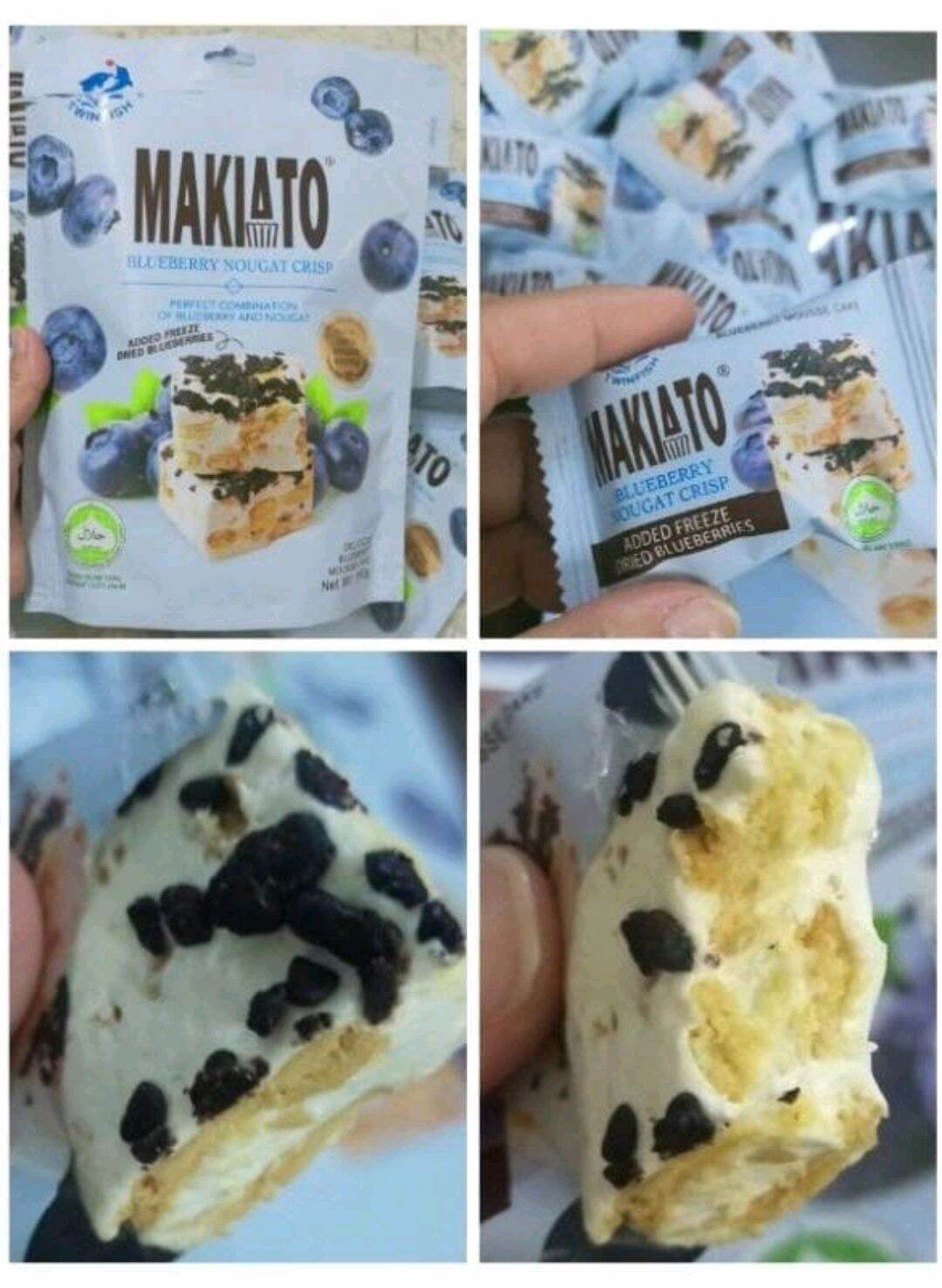Makiato Blueberry Nougat Crisp