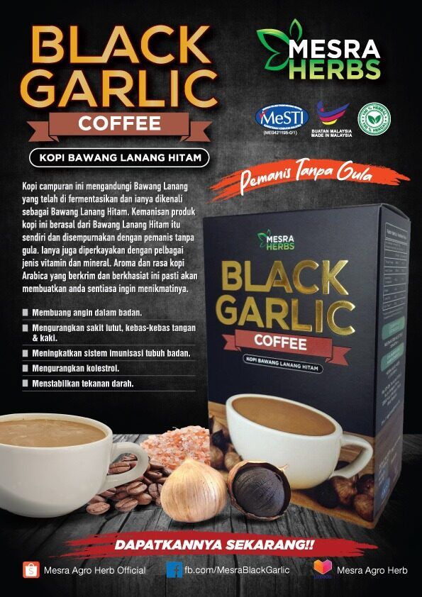 Black Garlic White Coffee (Mesra Herbs)