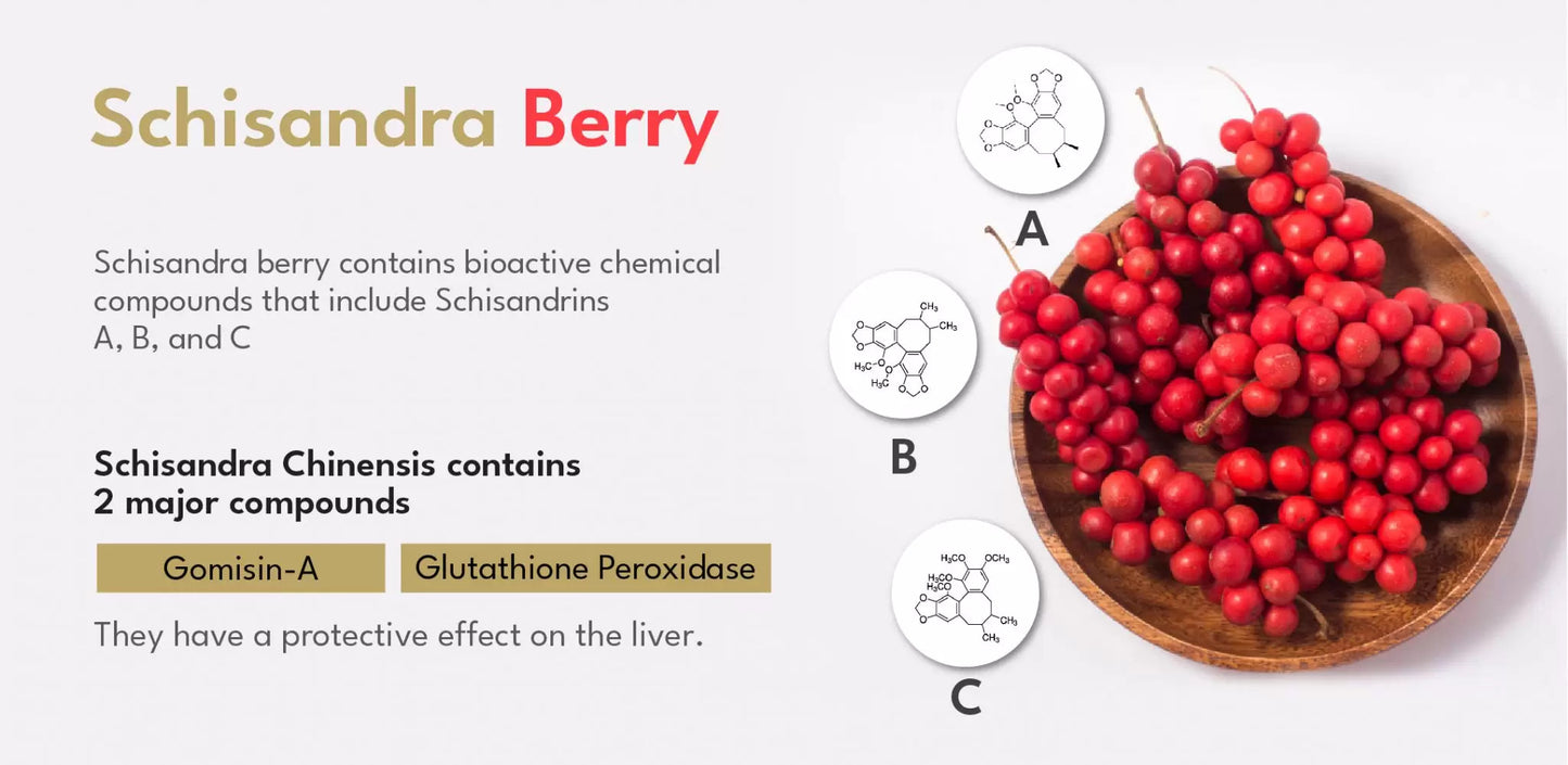 Schisandra Berries Enzymes (Wu Wei Zi)