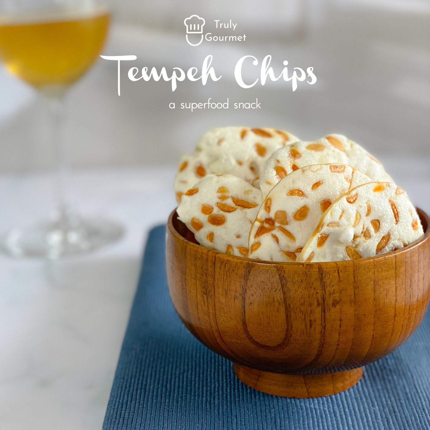 Truly Gourmet Natural Tempeh Chips (Black Pepper/Garlic/Sea Salted Flavour)