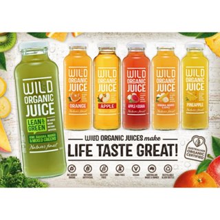 Wild One Organic Juice (Apple & Guava) and Products