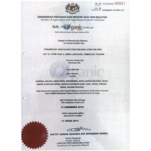 Freeze Dried Bentong Ginger Powder (Malawang Brand)