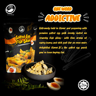 Fish Joy Salmon Salted Egg Fish Skin/Oyu Salted Egg Fish Skin