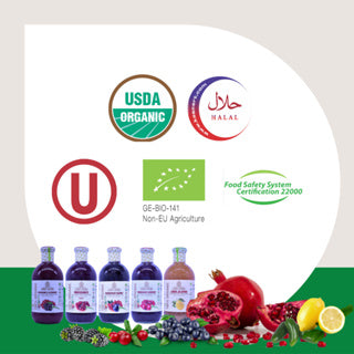 Georgia's Natural Pomegranate Blackberry Juice (100% Pure & Organic)