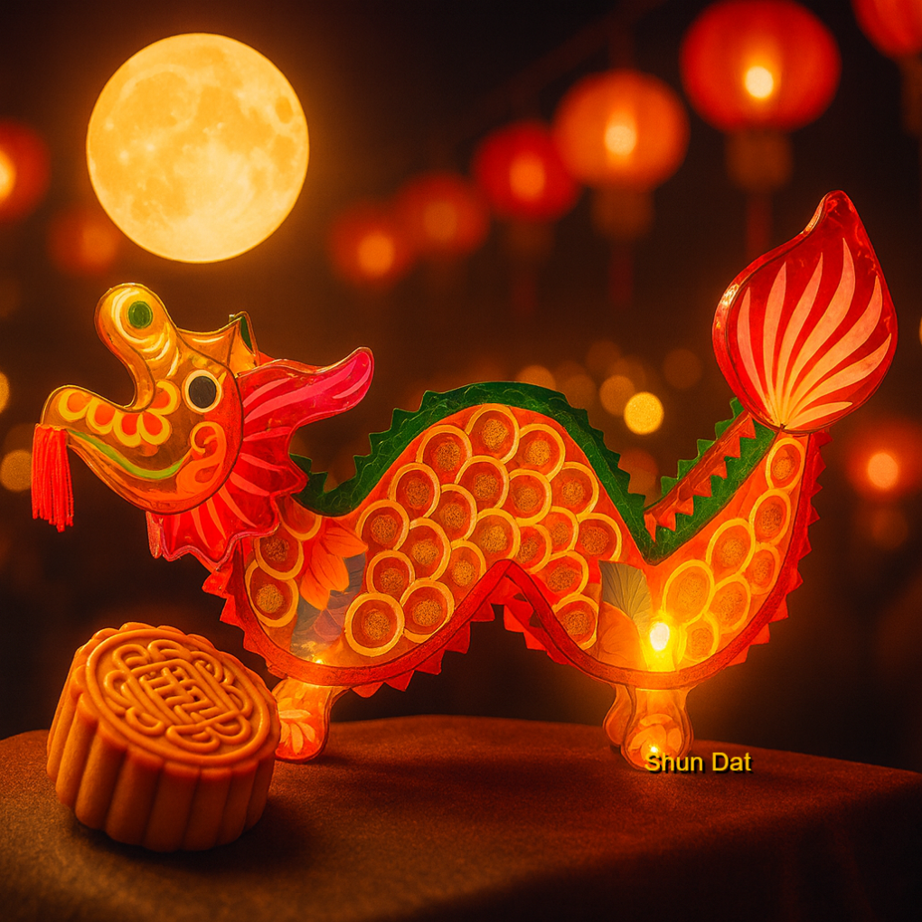 Cellophane Traditional Lantern- Mid-Autumn Festive