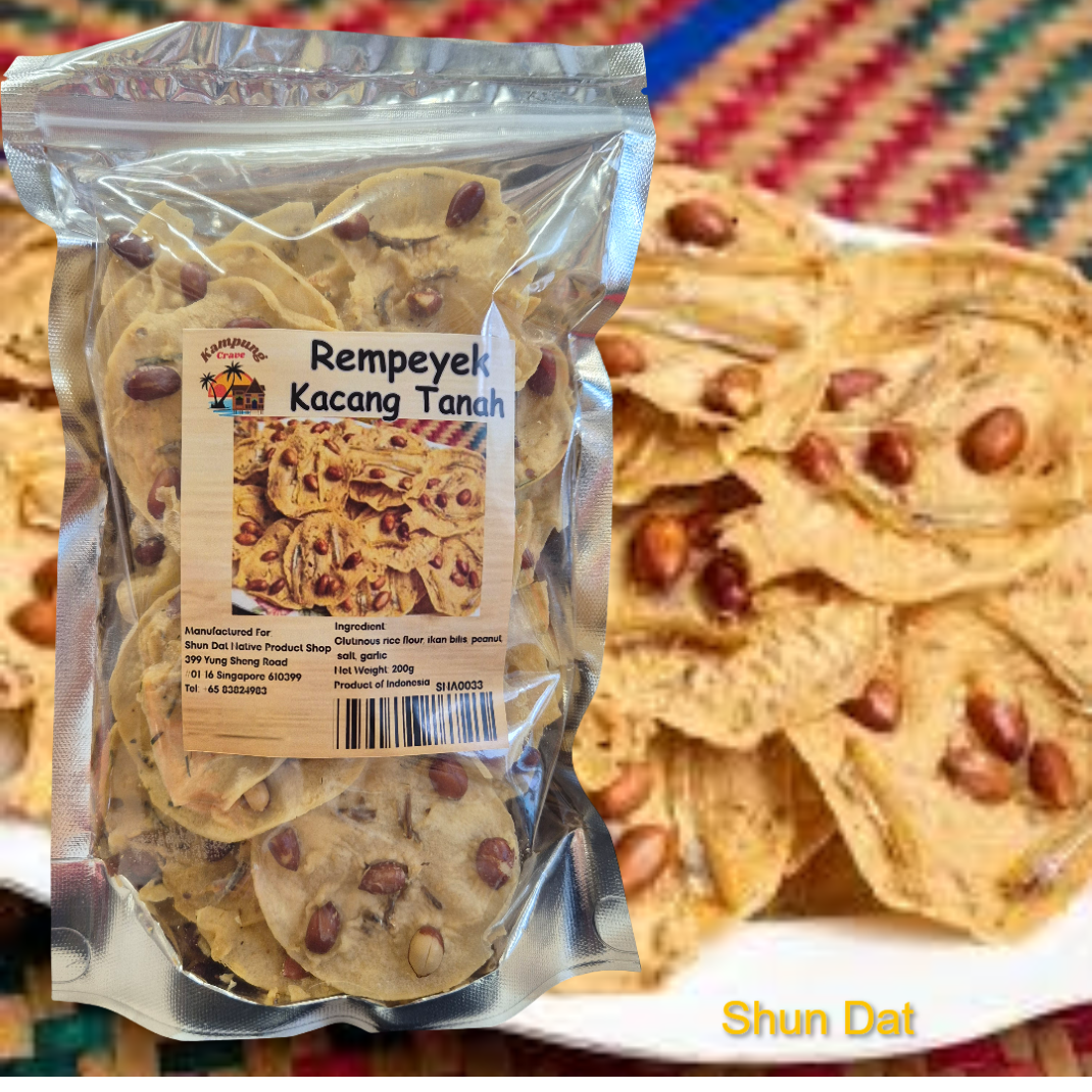 Kampung Crave Indonesia Rempeyek Kacang and Products