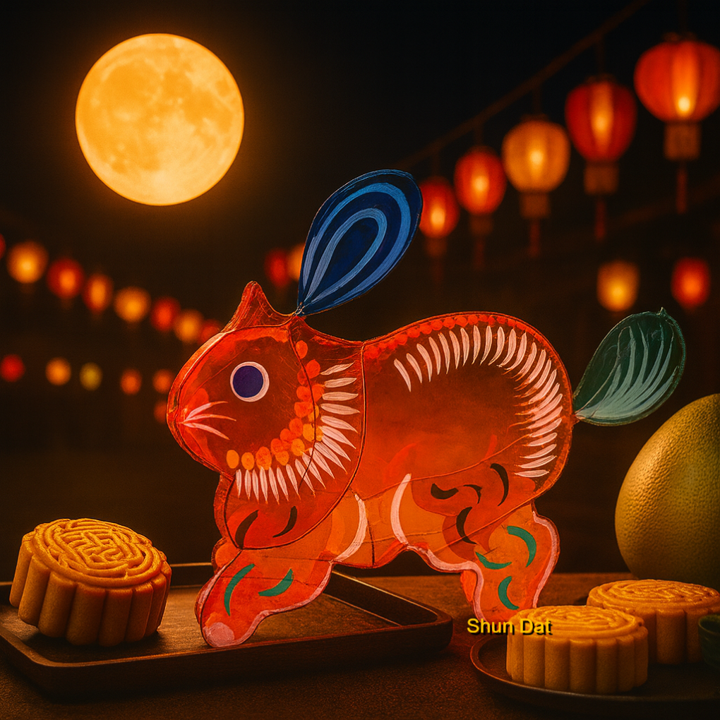 Cellophane Traditional Lantern- Mid-Autumn Festive