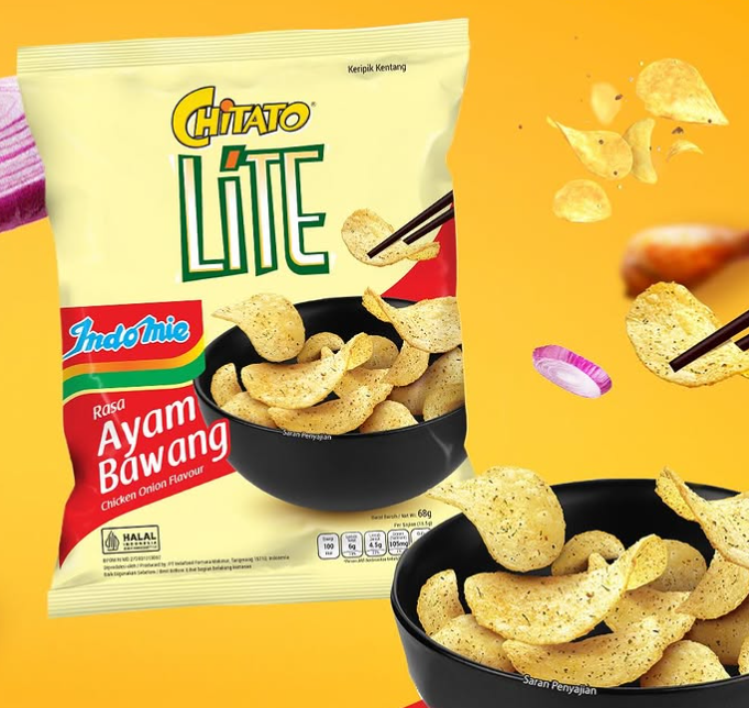 Chitato Lite Indomie Chicken Onion Flavor Potato Crisp