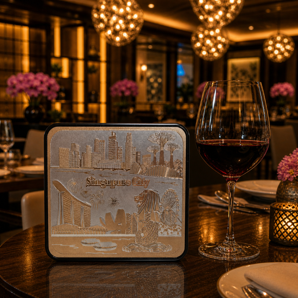Singapore Icon Coaster Souvenir