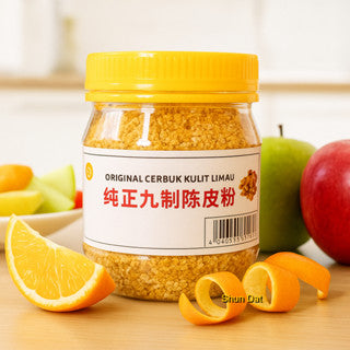 Genting Highlands Famous Original Dried Tangerine/Orange Peel Powder 100gm | Natural Citrus Fruit Powder | Product of Malaysia
