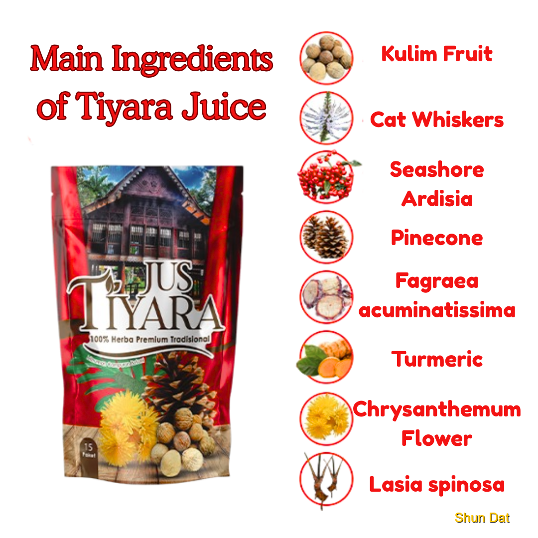 JUS TIYARA Traditional Herbal Drink - High Quality & Premium Hayat Rope Root