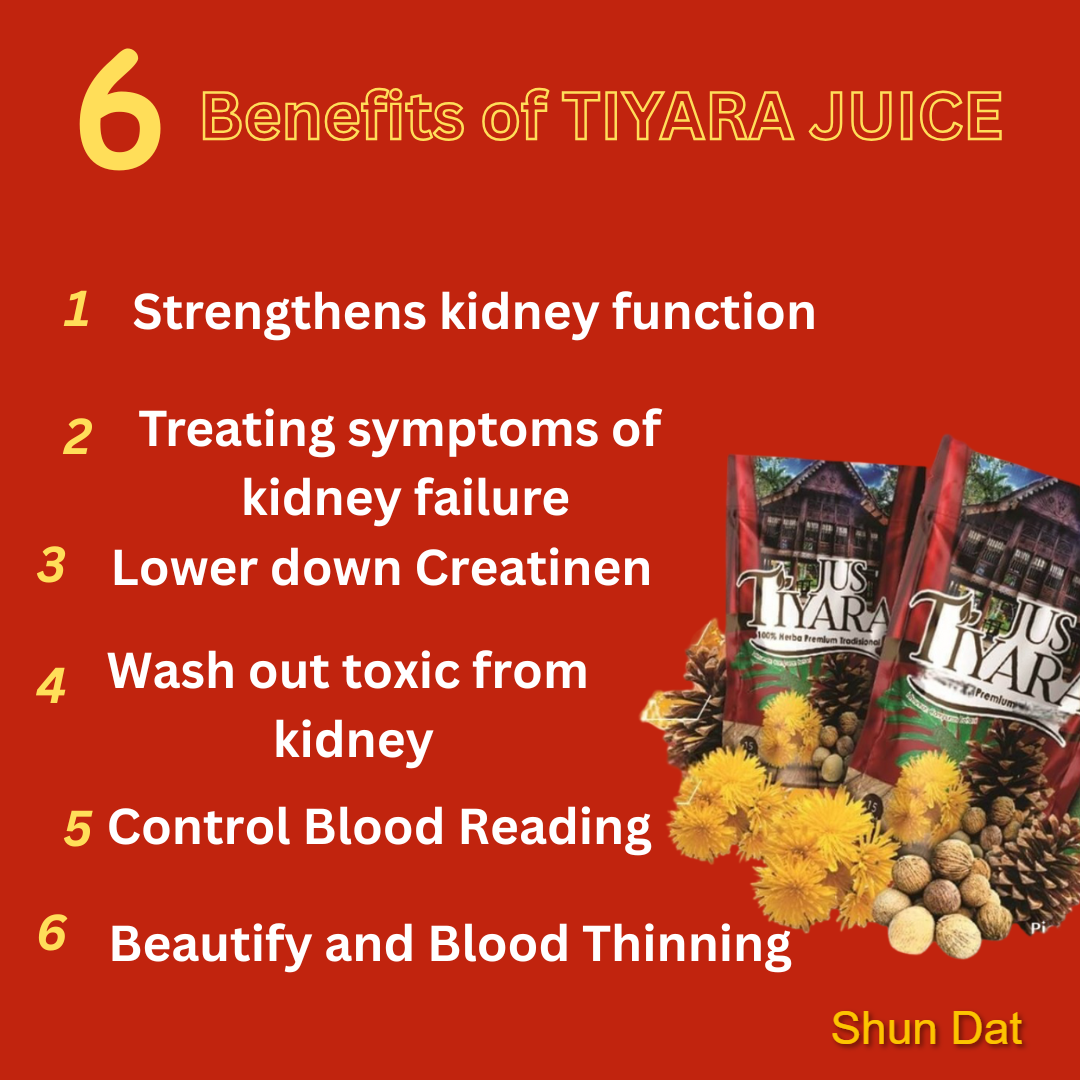 JUS TIYARA Traditional Herbal Drink - High Quality & Premium Hayat Rope Root