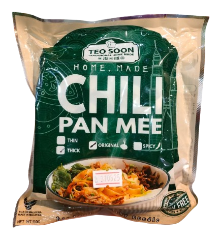 Teo Soon Homemade Dry Chili Pan Mee/Thin Mee (Original/Dry Chili/Soup)