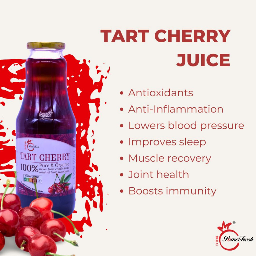Tart Cherry Juice (PomeFresh 100% Pure Organic Tart Cherry Juice) and Product