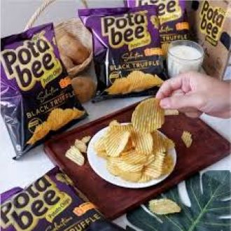 Potabee Potato Chips (Black Truffle)