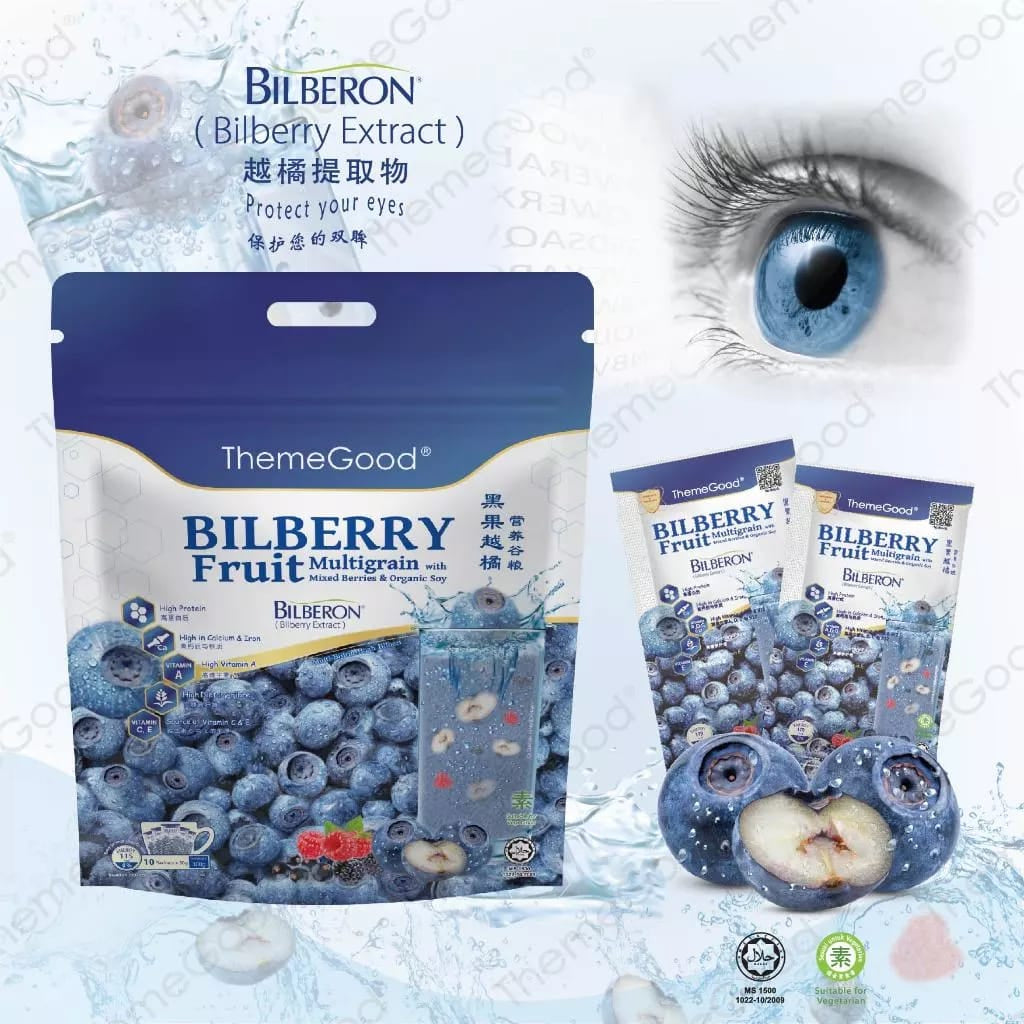 Themegood Bilberry Fruit Multigrain with Mixed Berries & Organic Soy (Sachets)