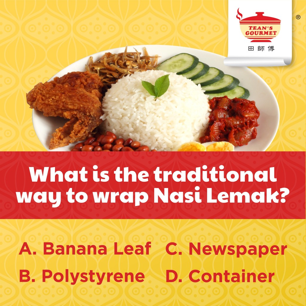 Tean Gourmet Nasi Lemak Sambal (Spicy Shrimp Sauce)