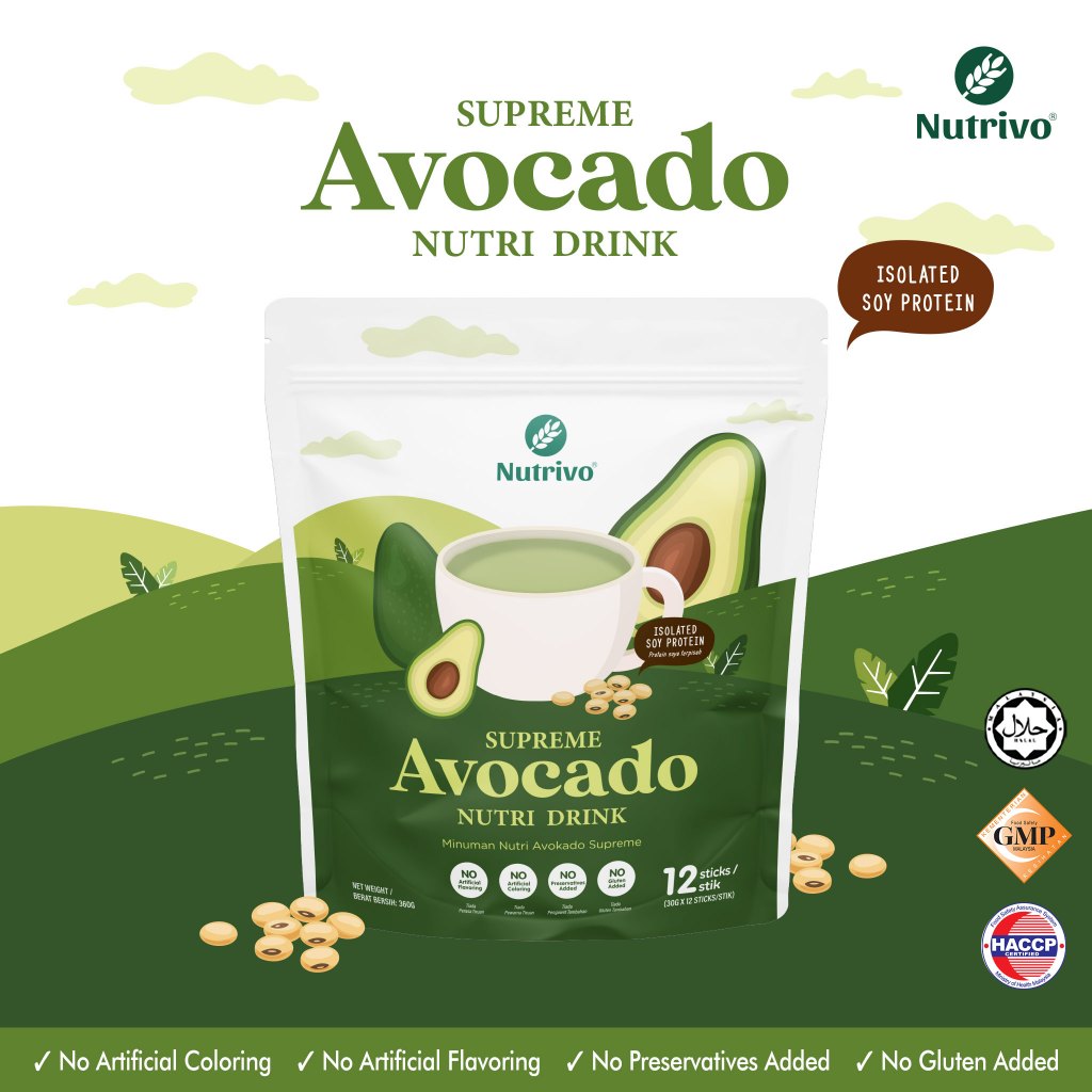 Avocado Multigrain Beverage (Nutrivo Brand)