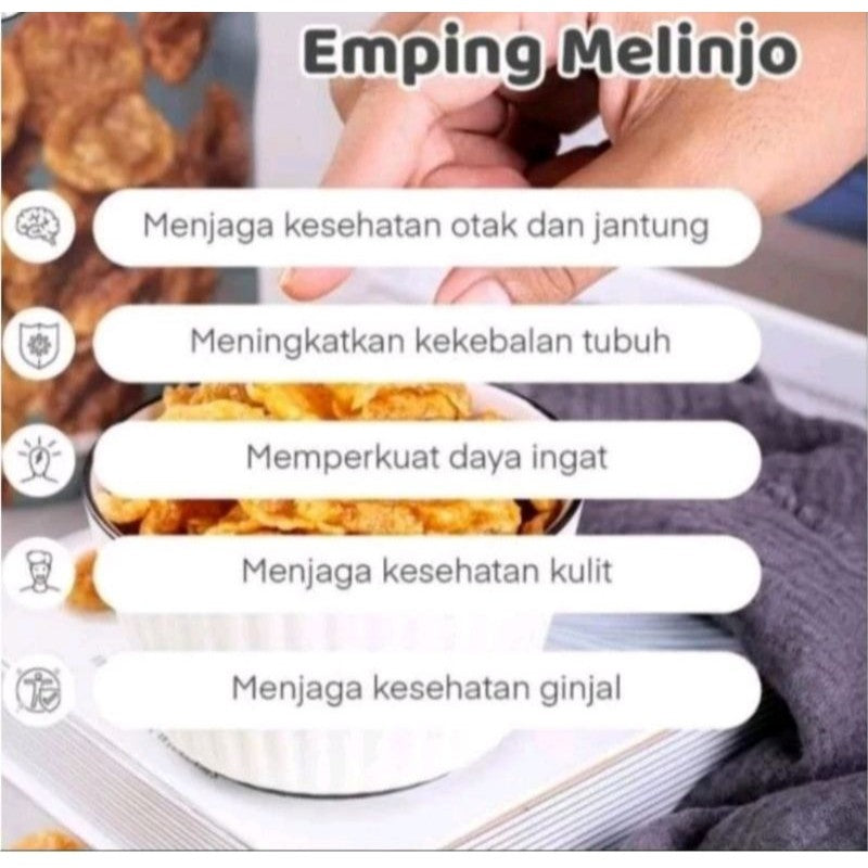 Emping Melinjo Chips by Harvest Eatery