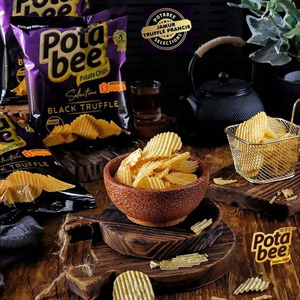 Potabee Potato Chips (Black Truffle)