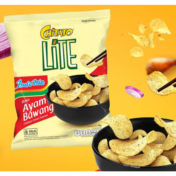 Chitato Lite Seaweed Snack (Indomie Fried Noodles) and Products