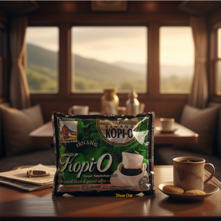 Train Brand Penang Coffee O No Sugar Added