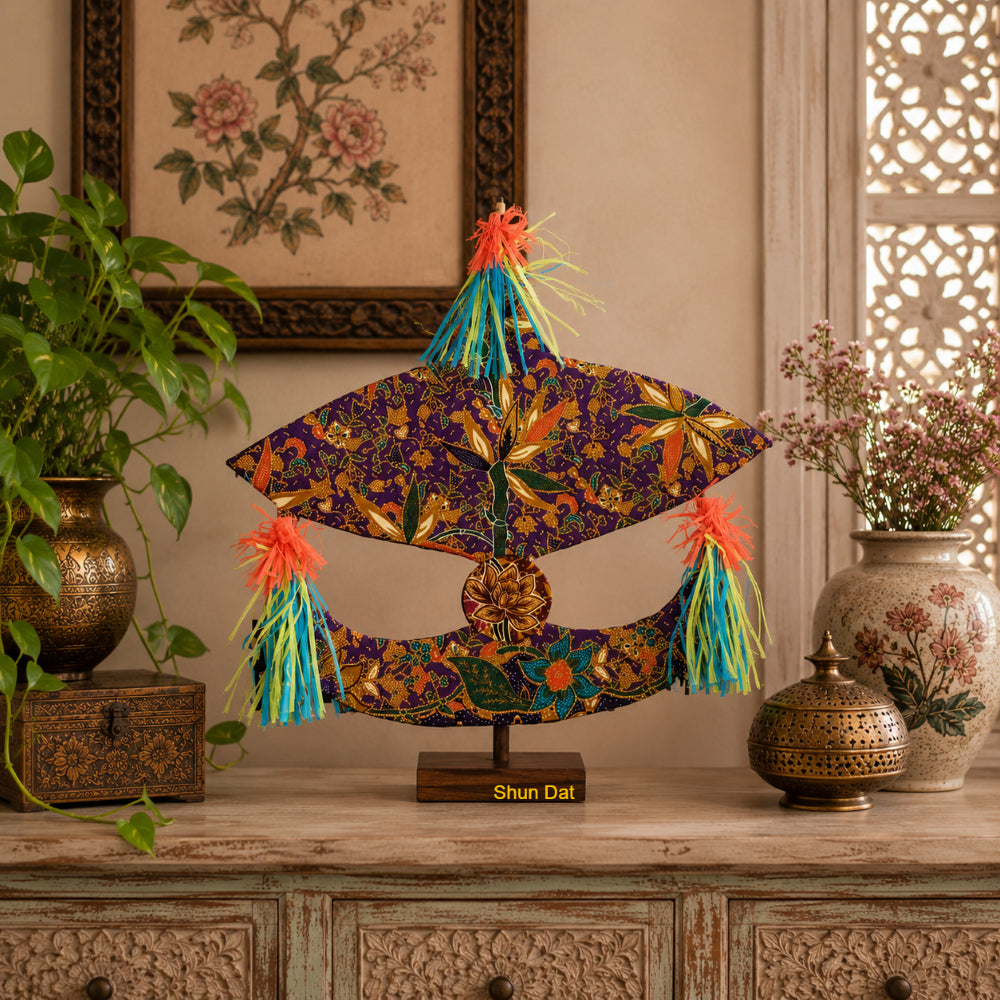 Traditional Wau Batik Decorative Hanging Ornament