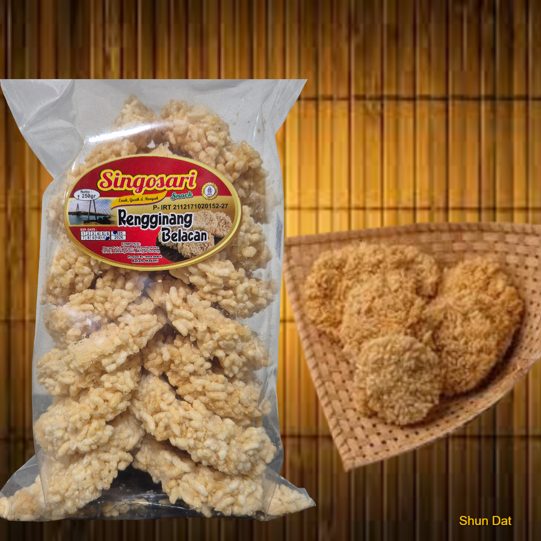Indonesia Rice Cracker Rengginang Belacan