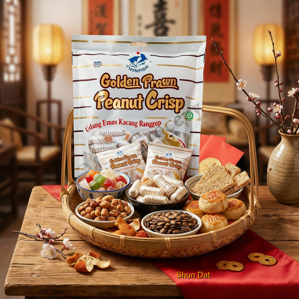 Peanut Crisp (Twinfish Golden Prawn Brand)