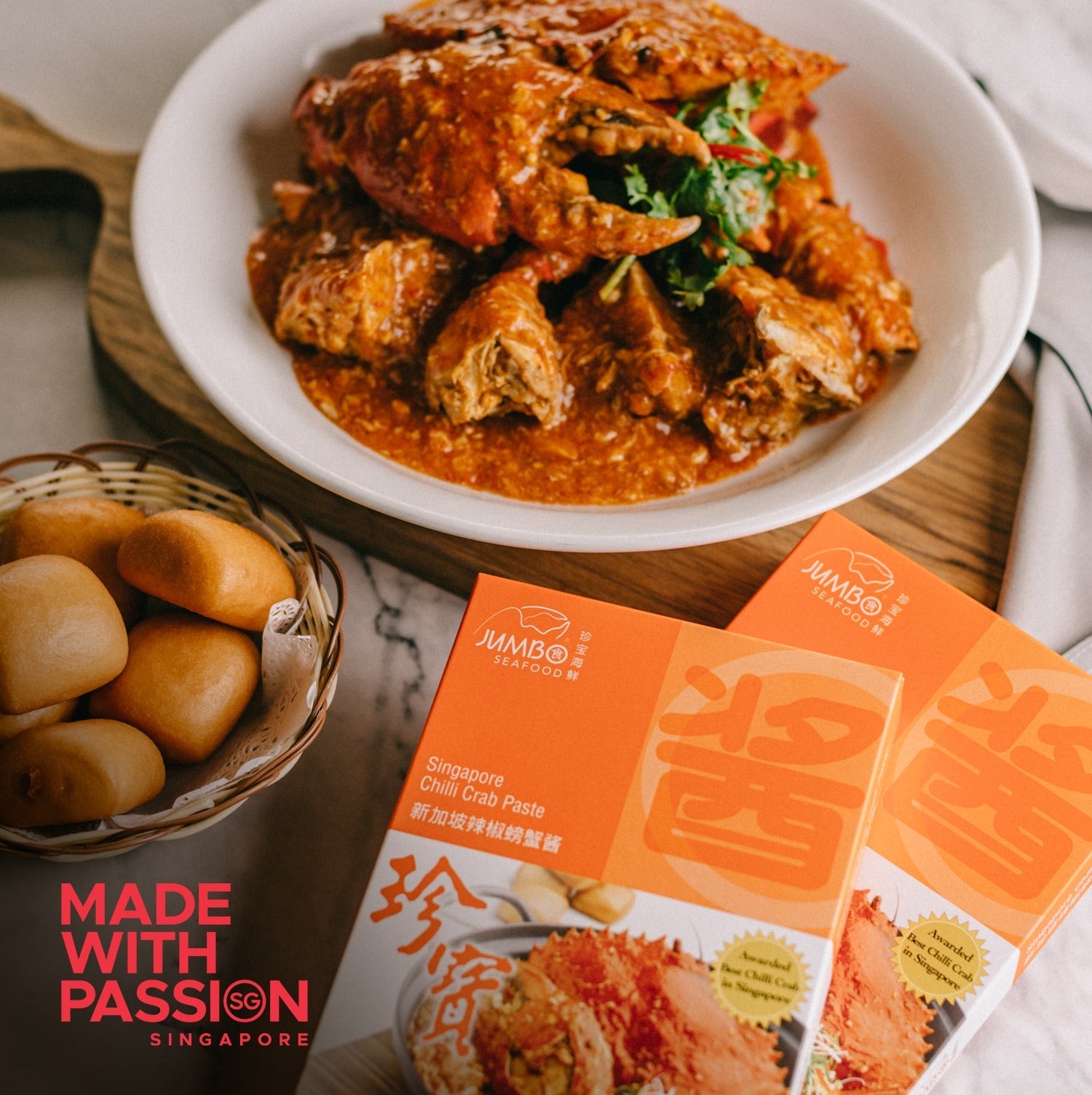 Singapore Jumbo Chili Crab Paste and Other