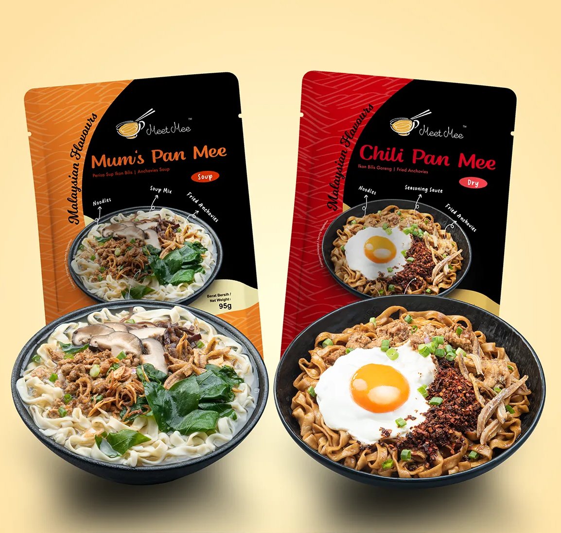 Malaysia Pan Mee Mee Suah Noodles