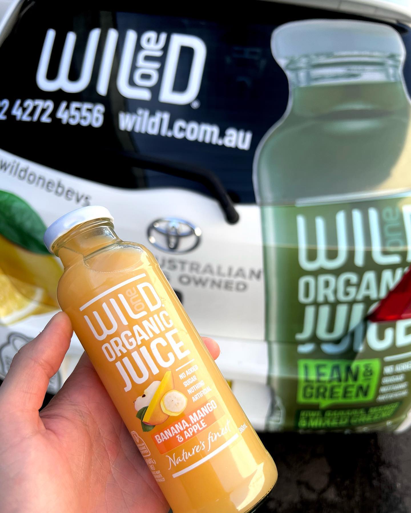 Wild One Organic Juice (Banana, Mango, Apple) and Products