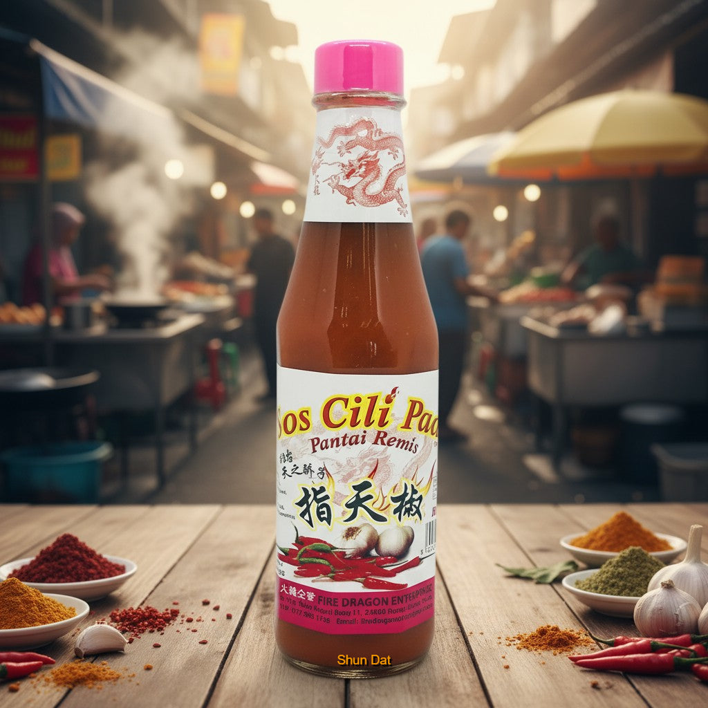 Ban Joo Tin Garlic Chilli Sauce and Product