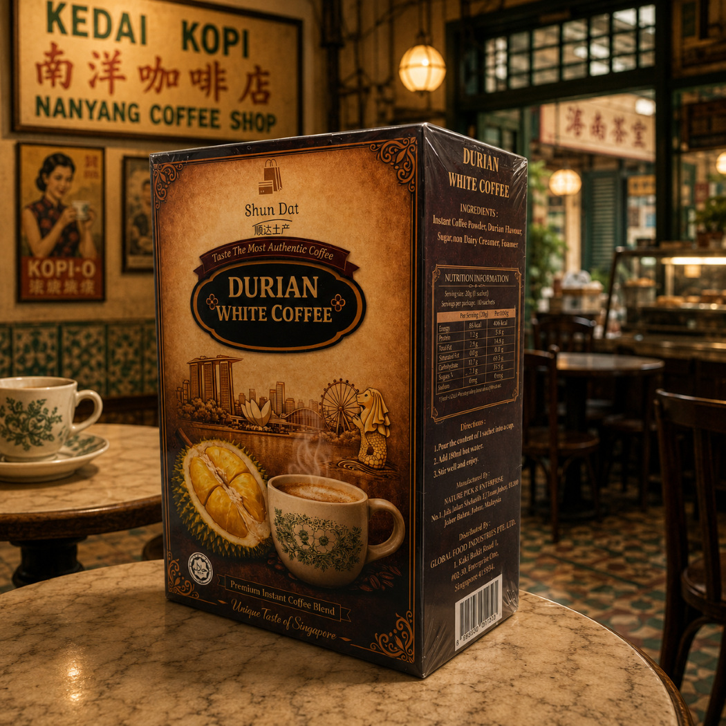 Shun Dat Durian White Coffee (Singapore Tourist Edition)
