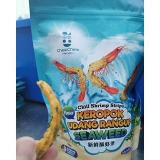 Prawn Cracker Seaweed/Chew Chew Shrimp Strips Seaweed and Product