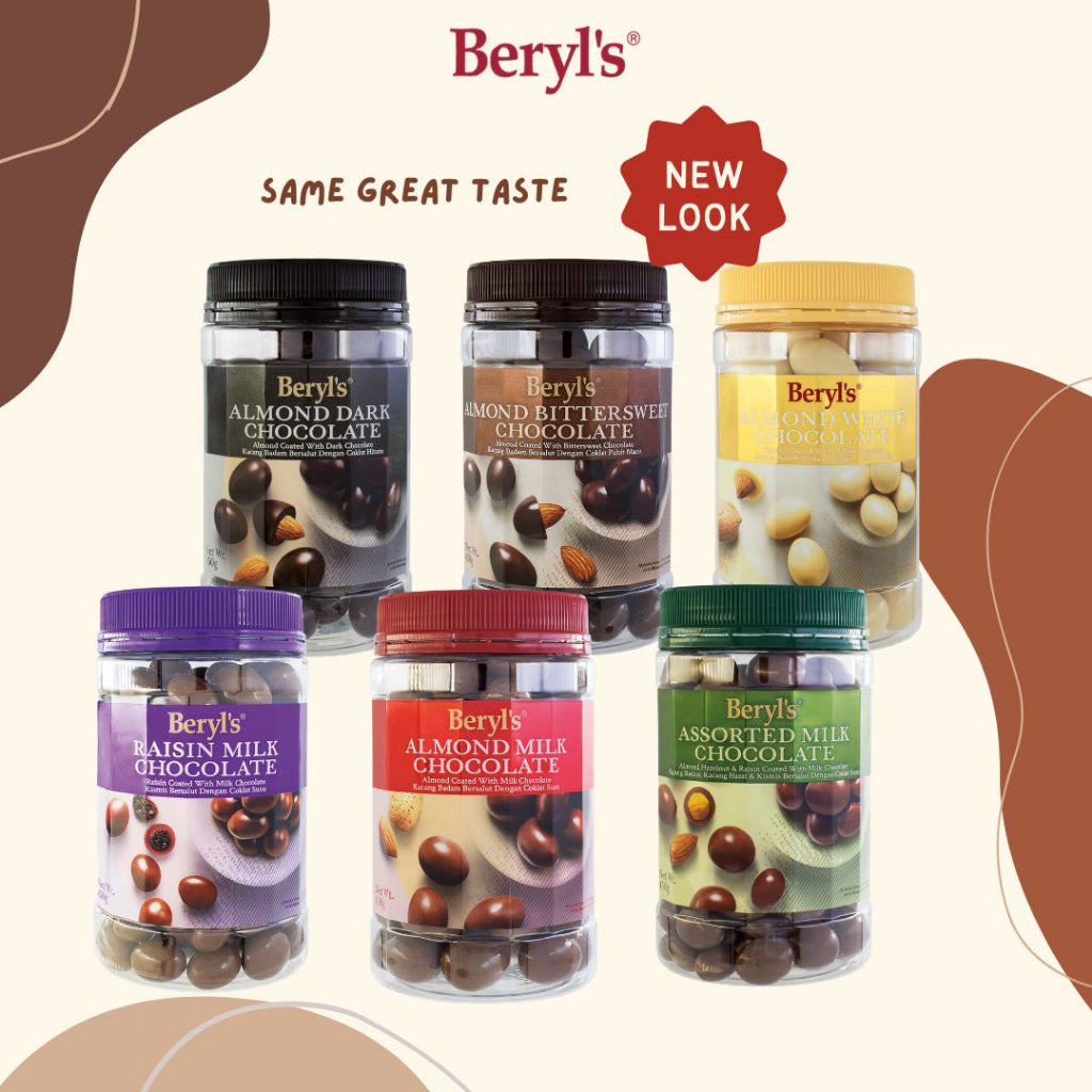 Beryl's Almond Bitter Sweet/Almond Milk/Raisin Milk Chocolate