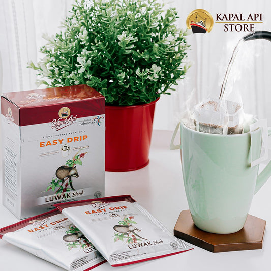 Kapal Api Easy Drip Luwak Coffee Blend