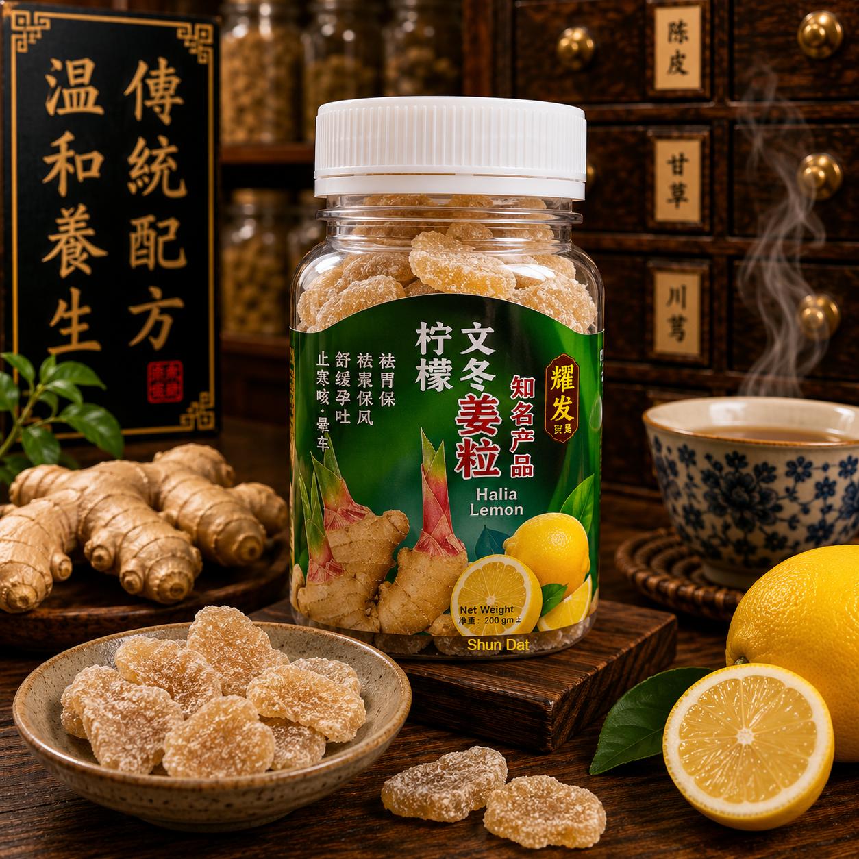 Bentong Ginger Lemon Slices